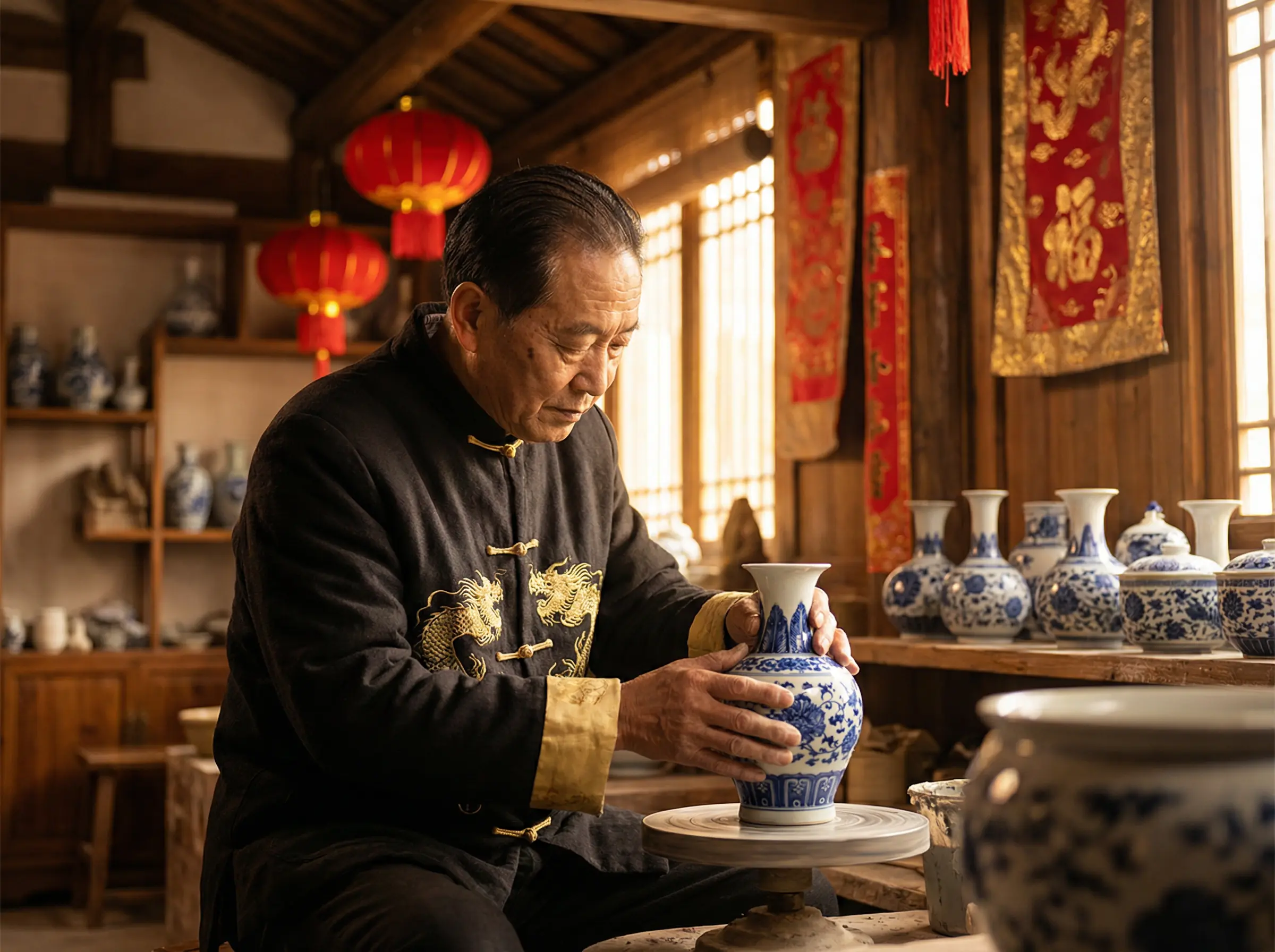 秋霞特色大片新入口 瓷器工艺视频封面